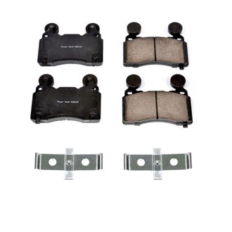 Z17 Low-Dust Ceramic Brake Pads with Hardware
