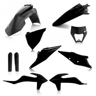 20-23 KTM 150-500 XCF-W/ XC-W-tpi/ EXC-tpi/ EXC-F Full Plastic Kit - Black
