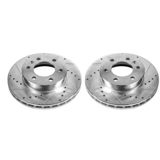 Evolution Performance Drilled And Slotted Rotor Pair