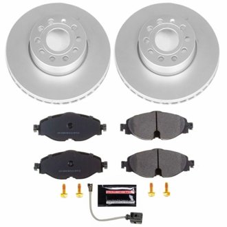 Evolution Coated Rotor And Carbon-Fiber Ceramic Brake Pad Kit