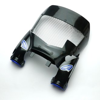 24-25 Yamaha YZ250F/FX/ 23-25 YZ450F/FX Vented Stadium Plate - Black