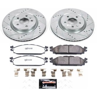 Z36 Truck and SUV Carbon-Fiber Ceramic Brake Pad and Drilled & Slotted Rotor Kit