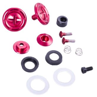 Red Hardware Pivot Kit For Face Shield Fits Pro & Vesta Model Helmets