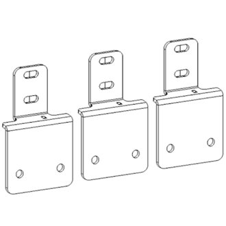 Dominator Xtreme D1 D2 D6 DSS DT Side Steps - MOUNTING BRACKETS ONLY