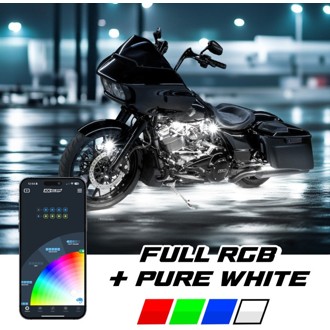 XKmax RGBW 16pc addressable Motorcycle Underglow Light Kit