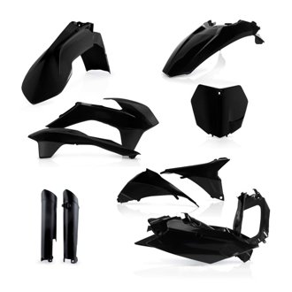13-15 KTM SX/SX-F/XC/XC-F 125-450 Full Plastic Kit - Black