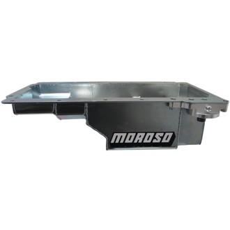GM LS Swap (w/Rear Sump & Spin-On Oil Filter Adapter) Wet Sump 7qt 6in Steel Oil Pan