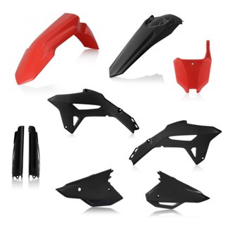 22+ Honda CRF250R/21-24 CRF450R Full Plastic Kit - Red/Black