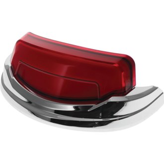 Tracer Rear Fender Tip Light Chrome Red Lens