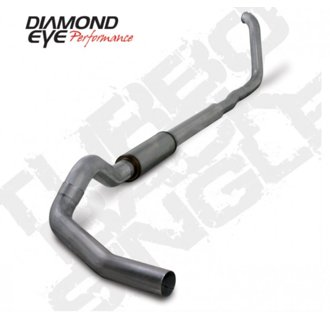 Diamond Eye KIT 5in Turbo Back SGL SS: 00-03 FORD 7.3L F250/F350