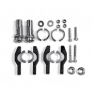 Rally Profile Handguard - Minicross Steel Bar Mount Kit - Brush