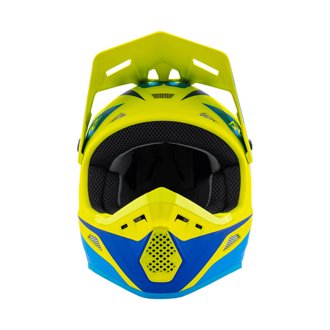26 AR1 Mototown Helmet Matte Hyper Acid/Cyan/Dark Blue - XS