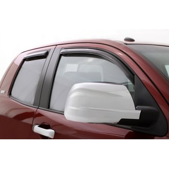 AVS 07-18 Toyota Tundra Double Cab Ventvisor In-Channel Front & Rear Window Deflectors 4pc - Smoke