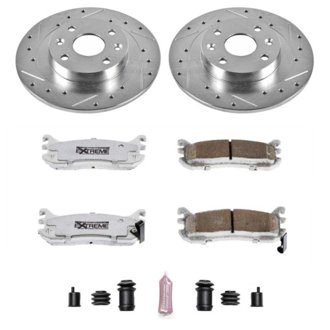 Z26 Street Performance Ceramic Brake Pad and Drilled & Slotted Rotor Kit