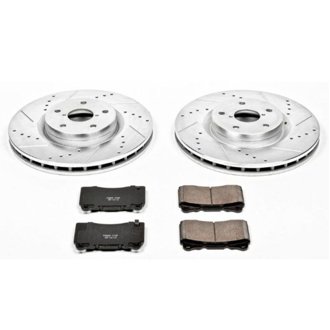 Z23 Daily Driver Carbon-Fiber Ceramic Brake Pad and Drilled & Slotted Rotor Kit