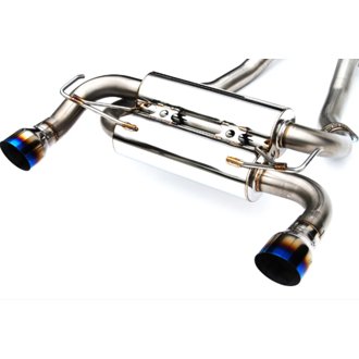 2022+ Nissan Z 70mm Gemini Cat Back Exhaust - Single Layer TI Tips