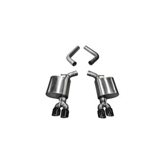 Corsa 2015-23 Dodge Challenger 6.4L/17-19 Challenger 5.7L Black Sport Axle-Back Exhaust w/3.5in Tips
