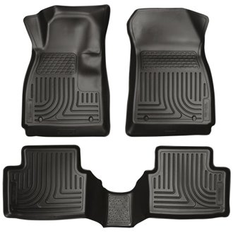 14 Chevrolet Impala Weatherbeater Black Front & 2nd Seat Floor Liners