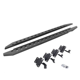 RB20 Slim Line Running Boards with Mounting Bracket Kit