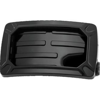 Nova Curved Horizontal Mount Side License Plate Holder Gloss Black