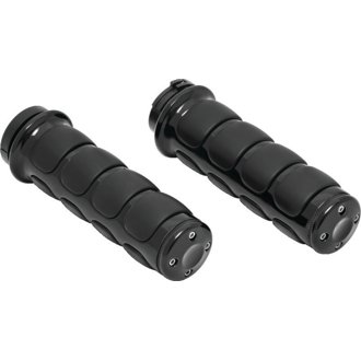 Iso Grips Without Throttle Boss Dual Cable Black