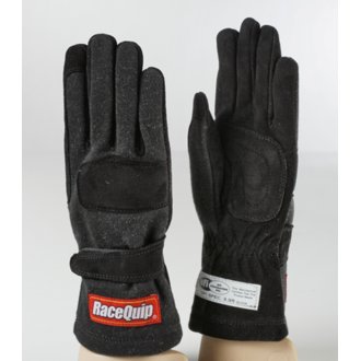 Black 2-Layer SFI-5 Glove - Large