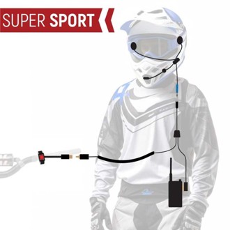 SUPER SPORT Comm Kit w/ LW SPORT Cables With GMR2 PLUS - GMRS Radio
