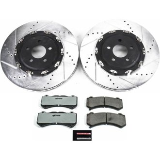 Z26 Street Performance Ceramic Brake Pad and Drilled & Slotted Rotor Kit