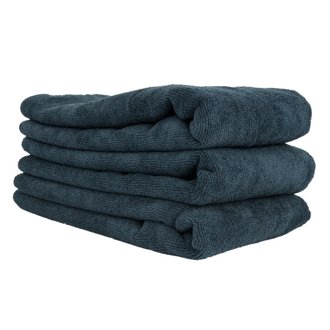 Workhorse Microfiber Towel (VRP) - 24in x 16in - Black - 3 Pack