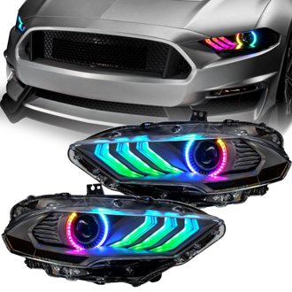 2018-2023 Ford Mustang Black Series Dynamic ColorSHIFT(tm) LED Headlights