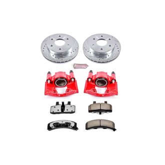 Z36 Truck and SUV Ceramic Brake Pad, Drilled & Slotted Rotor, and Caliper Kit