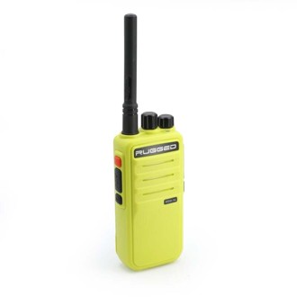 Rugged RDH16 - Business Band 2-Way Radio - Digital and Analog UHF / Safety Yellow