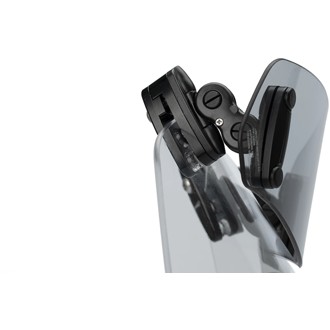 Multi-Adjustable Visor Clip-On Smoke