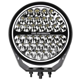 Blackout Series - MAXROUND 9" Round LED Spot Light w/Daytime Running Lights