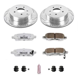 Z26 Street Performance Ceramic Brake Pad and Drilled & Slotted Rotor Kit