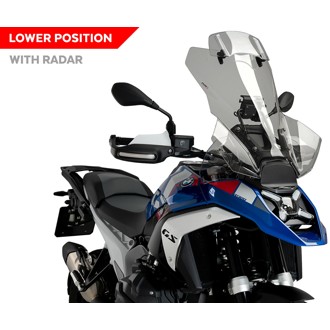 Touring Plus Windshield With Visor Smoke