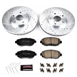 Z23 Daily Driver Carbon-Fiber Ceramic Brake Pad and Drilled & Slotted Rotor Kit