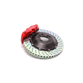 06-10 BMW M5/M6 (E60/E63/E64) Red Caliper/Drilled Brake Set - Front