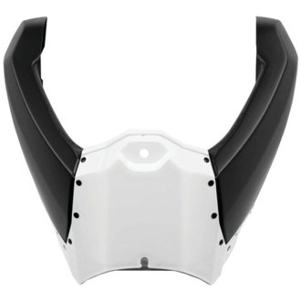 14-19 Yamaha WR250F/YZ250FX/WR450F/YZ450FX/YZ250F/YZ450F Upper Shroud Cover - White/Black