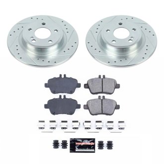 Z23 Daily Driver Carbon-Fiber Ceramic Brake Pad and Drilled & Slotted Rotor Kit