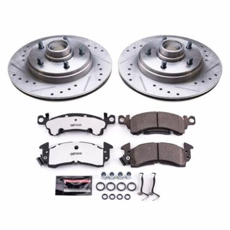 Z26 Street Performance Ceramic Brake Pad and Drilled & Slotted Rotor Kit