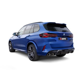 2024+ BMW X5M / X6M (Face Lift) Slip-On Line (Titanium) w/Carbon Fiber Tips