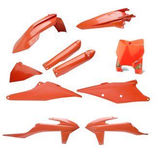 19-22 KTM 125-450 SX/XC/SX-F/XC-F Powerflow Body Kit - Orange