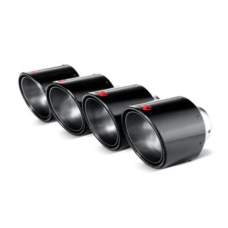 08-25 Nissan GT-R Tail Pipe Set (Carbon 125 mm