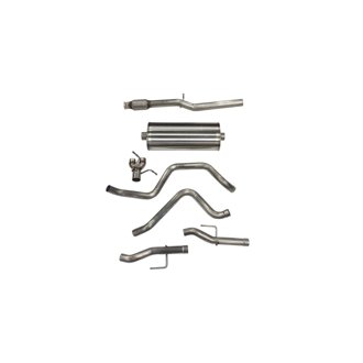 Corsa 2019-2025 Chevy Silverado 5.3L Crew Cab 3in Cat-Back Dual Rear Exit w/ Polished Tip