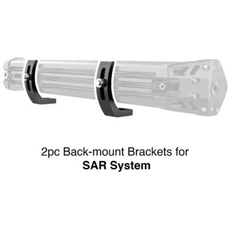 Back Mount Brackets for SAR Search Light Bars 2pc