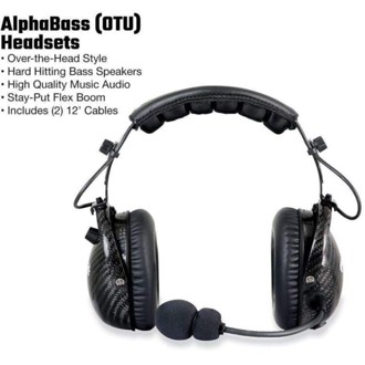 Single Seat Kit With Digital Radio Alphabass Headset