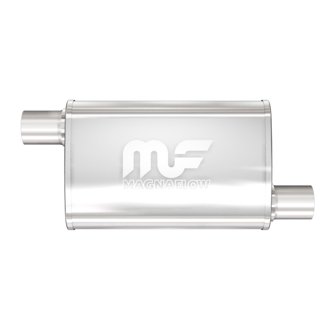 2.25 in/2.25 in Offset/Offset; 4 in x 14 in x 9 in Body Muffler