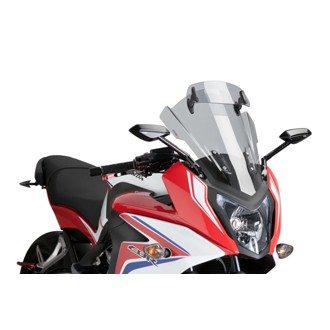Touring Windshield With Visor Smoke