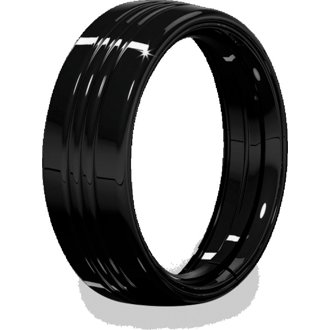 7inch Headlamp Trim Ring Gloss Black